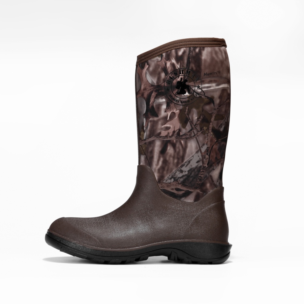 KWANKEE Rubber Hunting Boots AS-880049 Brown - Image 2