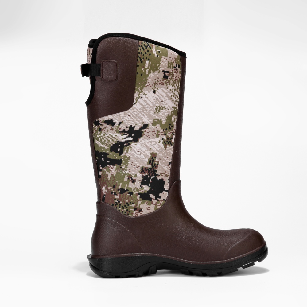 KWANKEE Rubber Hunting Boots AS-880050 Brown - Image 3