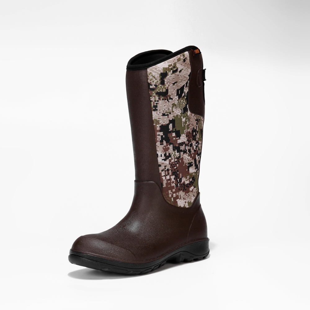 KWANKEE Rubber Hunting Boots AS-880050 Brown